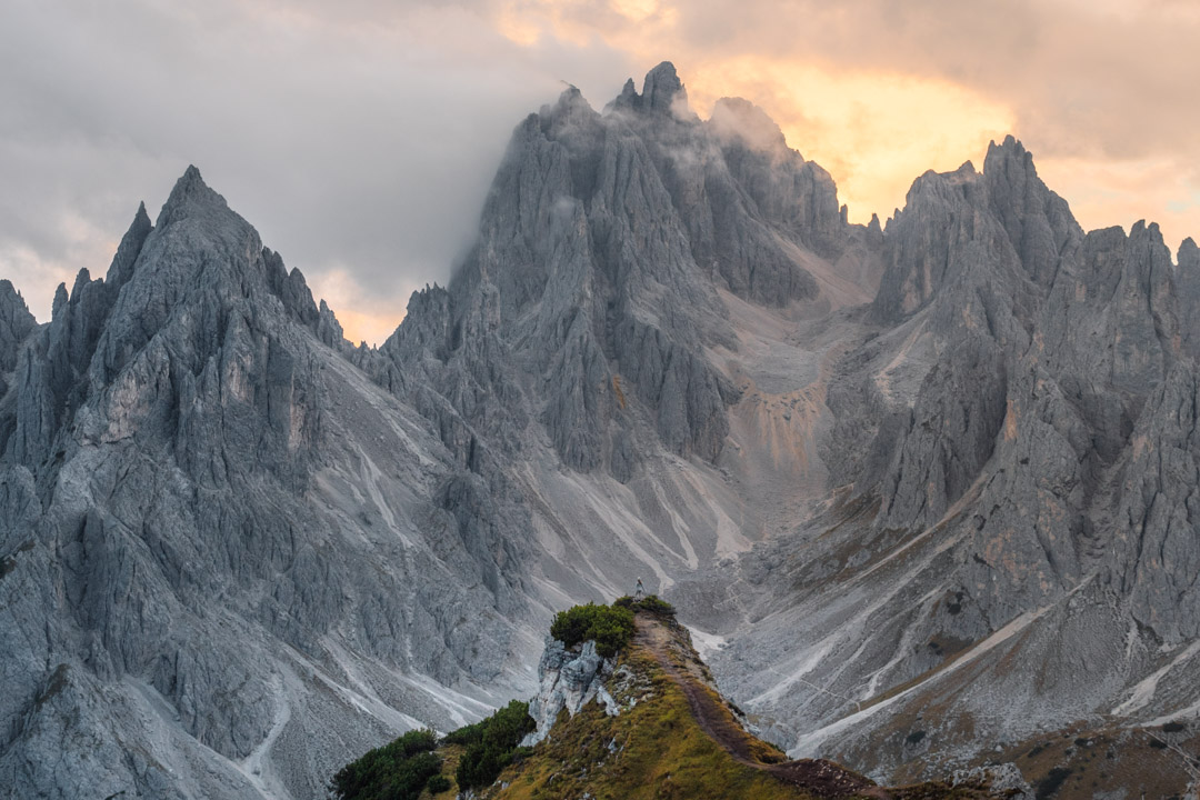 Vandreguide til Cadini di Misurina-udsigtspunktet i Dolomitterne