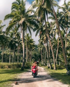 Scooter på Cookøerne