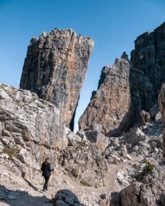 Vandring mellem tårnene i Cinque Torri