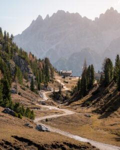 Hytte ved vandreturen til toppen af Monte Specie/Strudelkopf