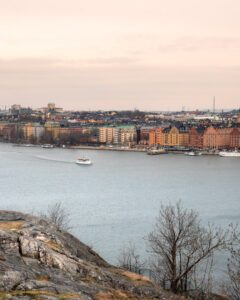 Udsigt til Kungsholmen fra Skinnarviksberget
