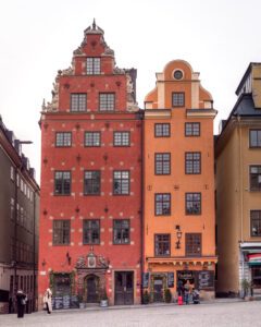 De farvede huse på Stortorget