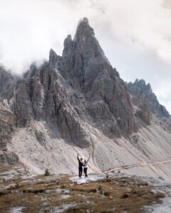 Sol ved Tre Cime di Lavaredo
