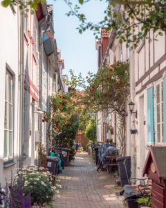 Små stræder i Lübeck