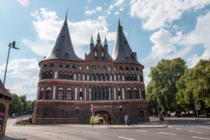 Byporten Holstentor i Lubeck