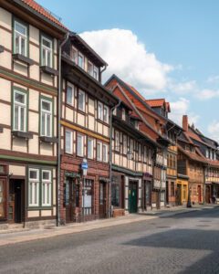 Wernigerode gade med huse
