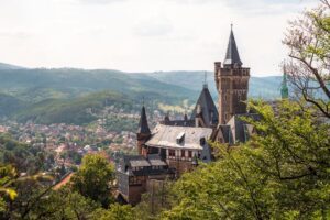Wernigerode-slottet fra Agnesberg