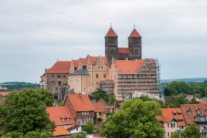 Schlossberg i Quedlinburg fra Münzenberg