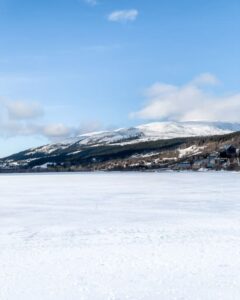 Åresøen om vinteren