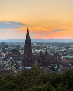 Den gamle domkirke Freiburg Minster