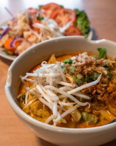 Vegansk thai-mad på Chada Thai Nudelsuppe