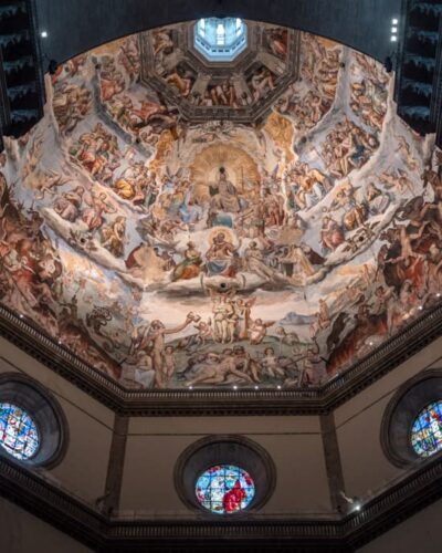 Firenzes domkirke kuppel set indefra