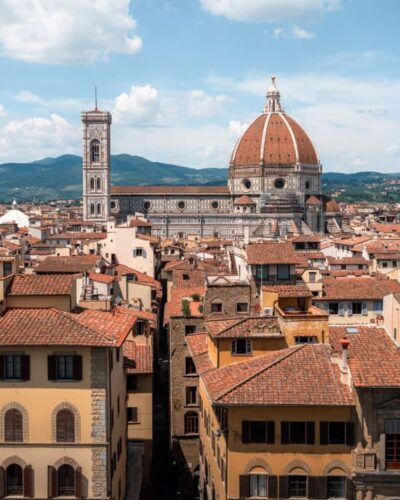 Synet af hele domkirken fra tårnet