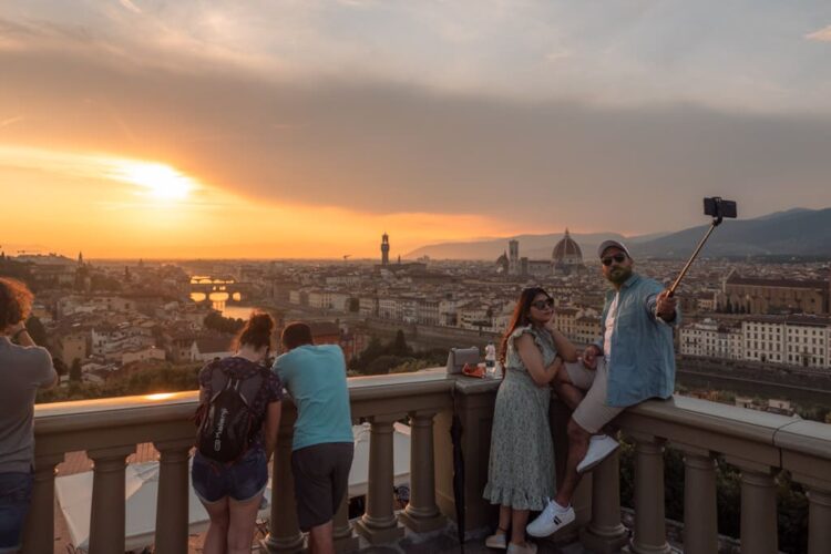 Udsigt fra Piazzale Michaelangelo