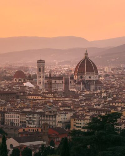 Udsigt fra Piazzale Michaelangelo mod domkirken