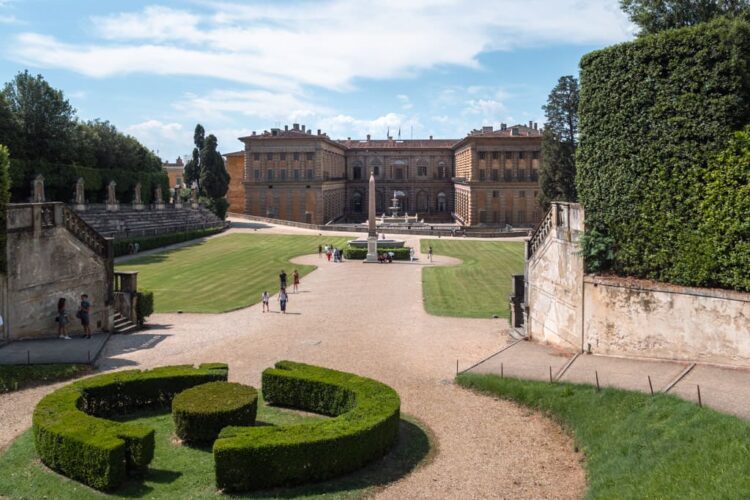 Giardino di Boboli og Palazzo Pitti i Firenze
