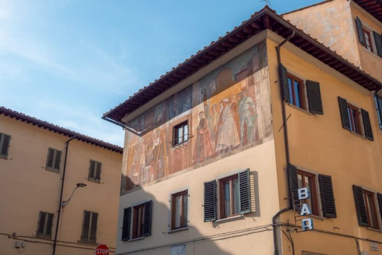 Kunst på hus i Firenze