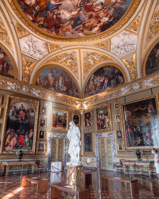 Rum i Palatina-galleriet i Palazzo Pitti, Firenze