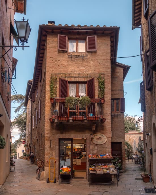 Fin købmand i Pienza