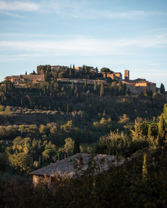 Montepulciano på afstand