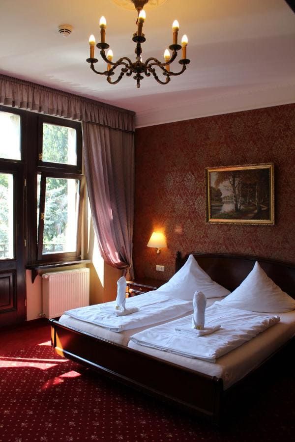 Værelse på Schlosshotel Stecklenberg