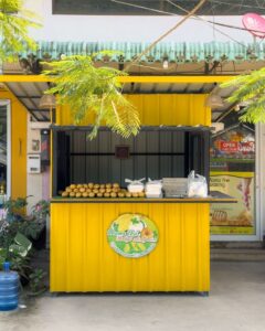 Mango sticky rice street bod i Sri Thanu
