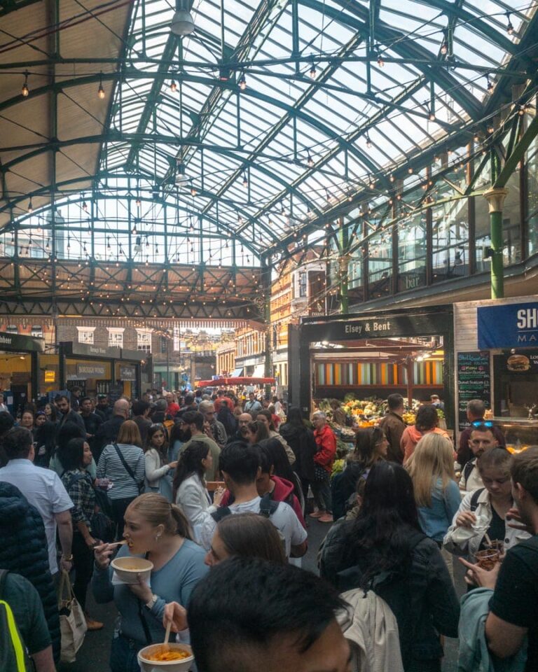 Borough Market mennesker og stande