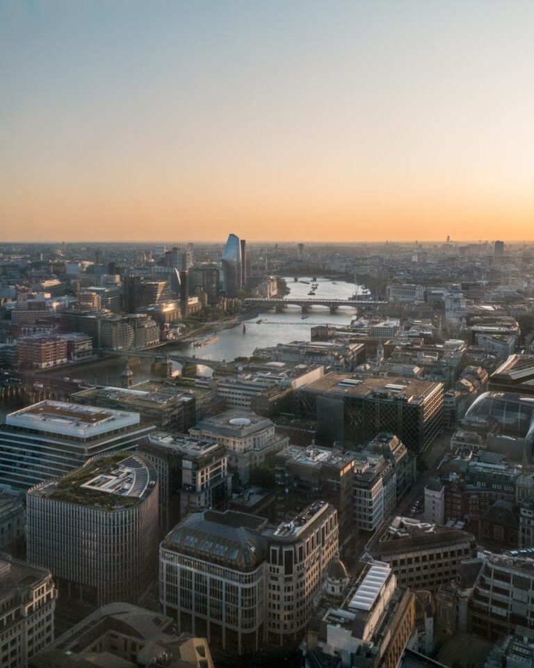 Londons skyline set fra Sky Garden