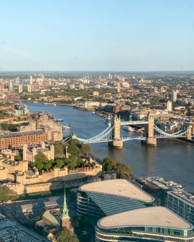 En unik vinkel på Tower Bridge