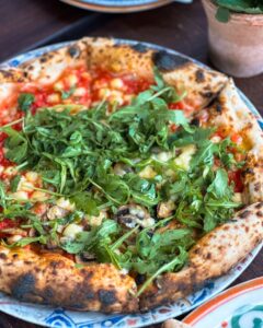 Vegansk pizza fra Cinquecento