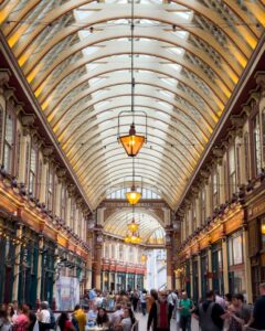 Leadenhall-markedet i Londons finansdistrikt