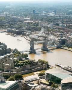 Udsigt mod Tower Bridge fra Horizon 22