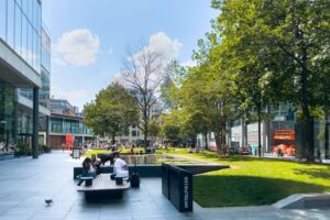 Bishops Square lige udenfor Old Spitalfields Market
