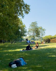 Hyde Park i juli