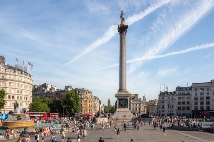 Nelson's Column på Trafalgar Square