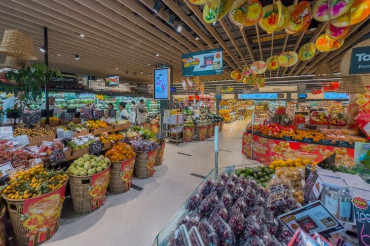 Supermarkedet Central Food Hall Porto De Phuket
