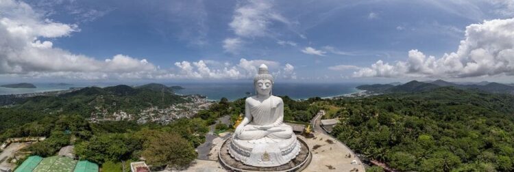 Dronebillede af Phuket Big Buddha