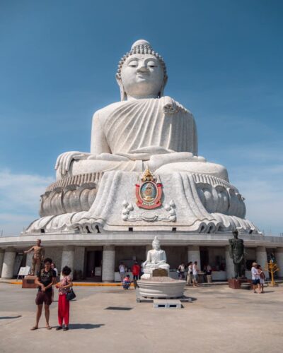 Platformen oppe ved selve Big Buddha