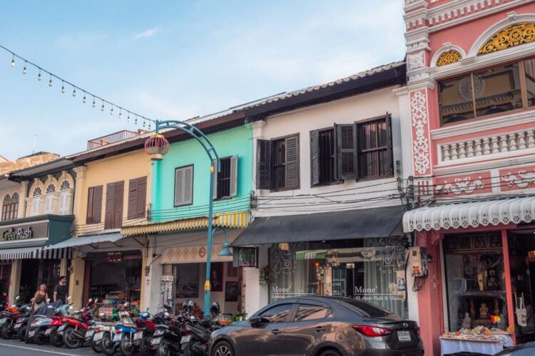 Phangnga Road i Phuket Old Town