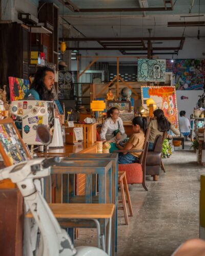 Kunstcafé i Phuket Old Town