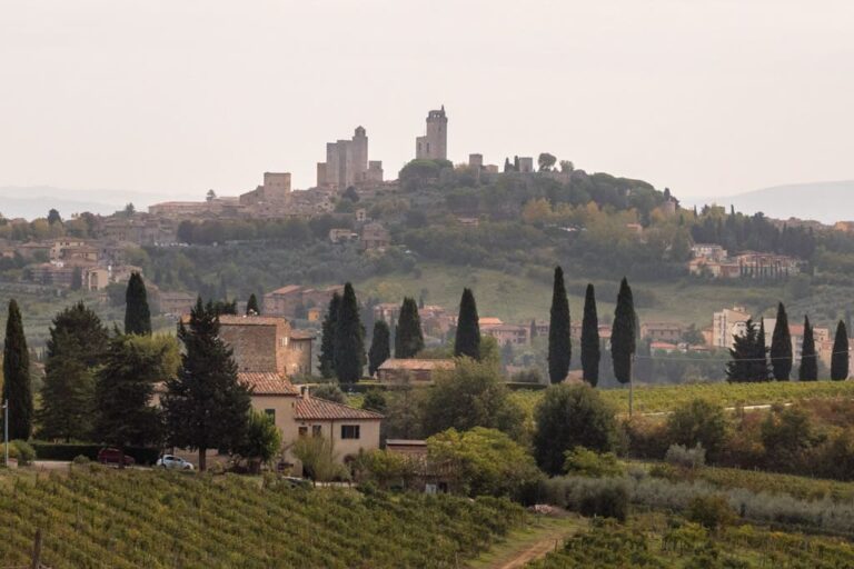 San Gimignano på afstand