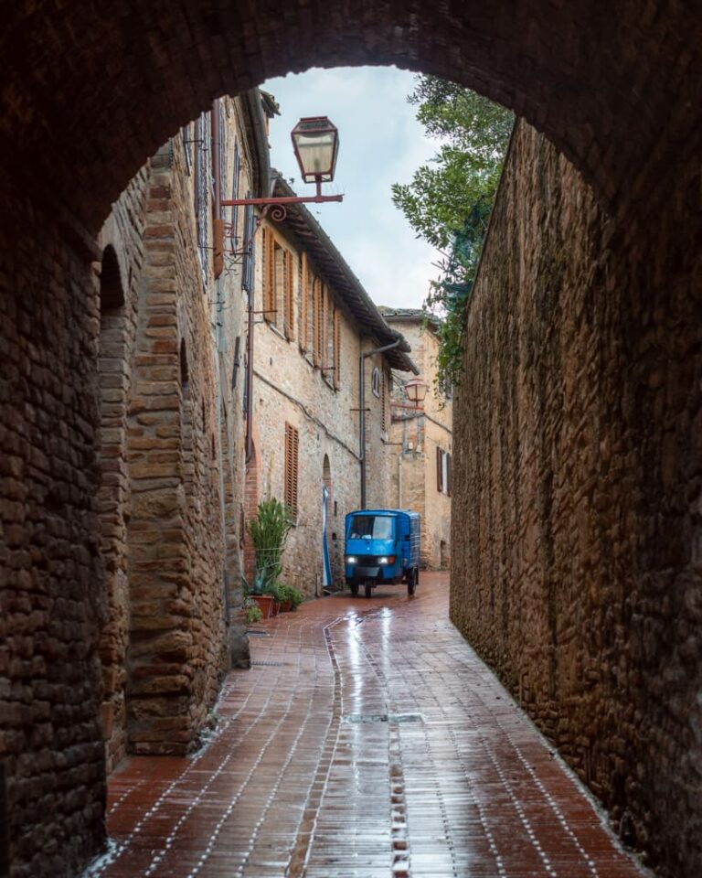 Sidegade i San Gimignano