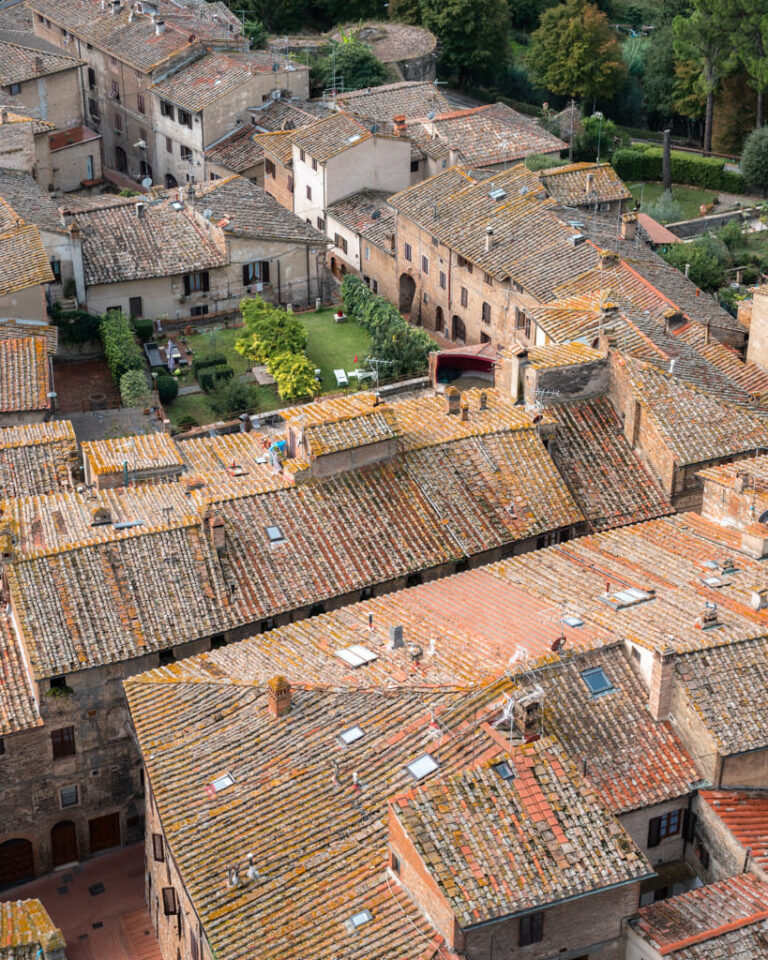 San Gimignanos tage set fra Torre Grossa