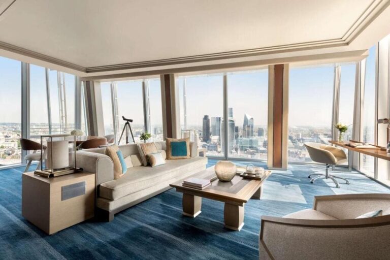 Shangri-La The Shard værelse med udsigt