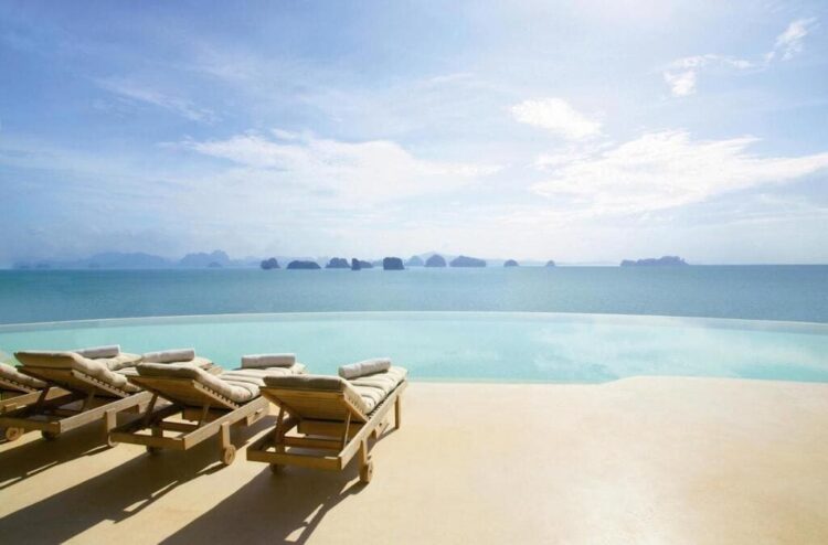 Six Senses Yao Noi udsigt over havet