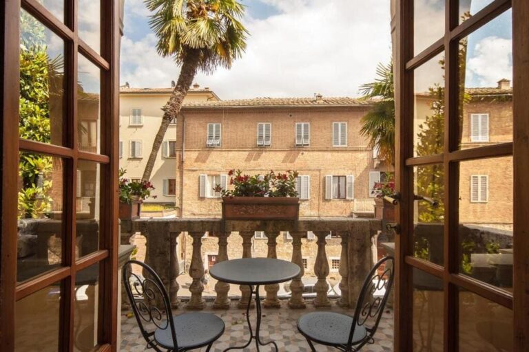 Balkon på Hotel Chiusarelli