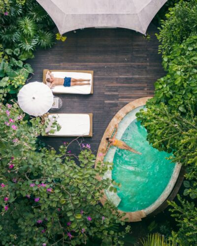 Alex og Victoria ved Sandat Glamping