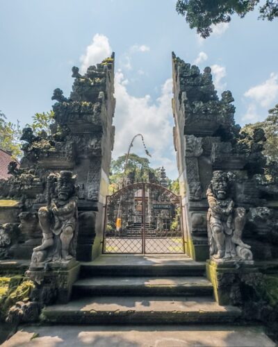 Gunung Lebah Temple gate