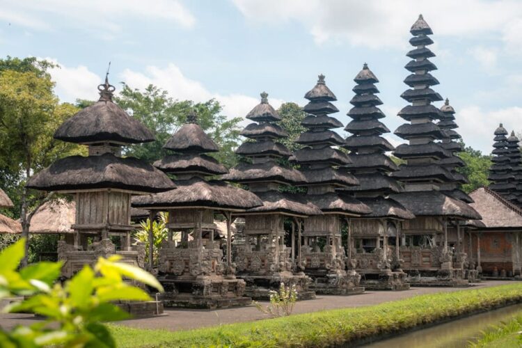 Meru-tårne i Taman Ayun Temple