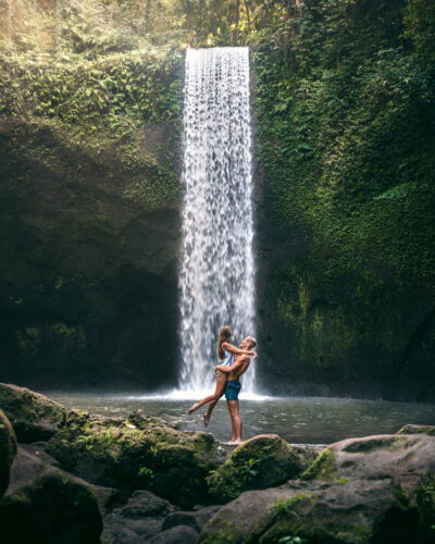 Tibumana-vandfald tæt på Ubud på Bali